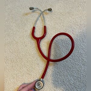 Red Pediatric Stethoscope